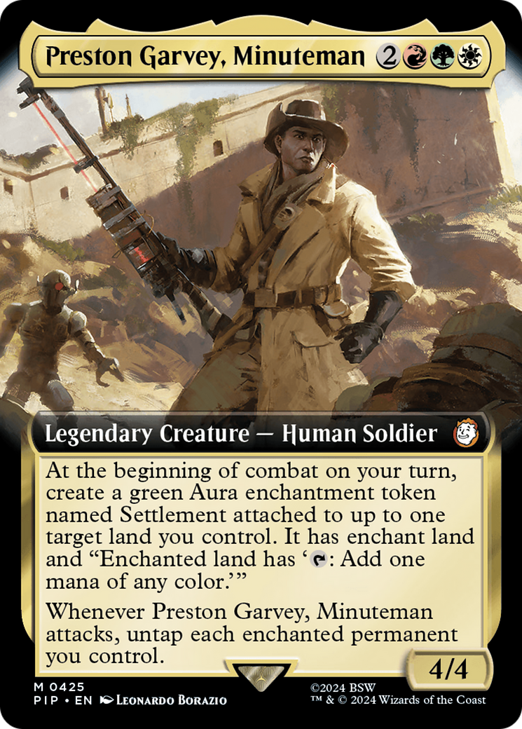 Preston Garvey, Minuteman (Extended Art) [Fallout] | Gate City Games LLC