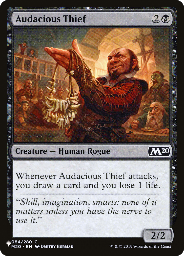 Audacious Thief [The List Reprints] | Gate City Games LLC