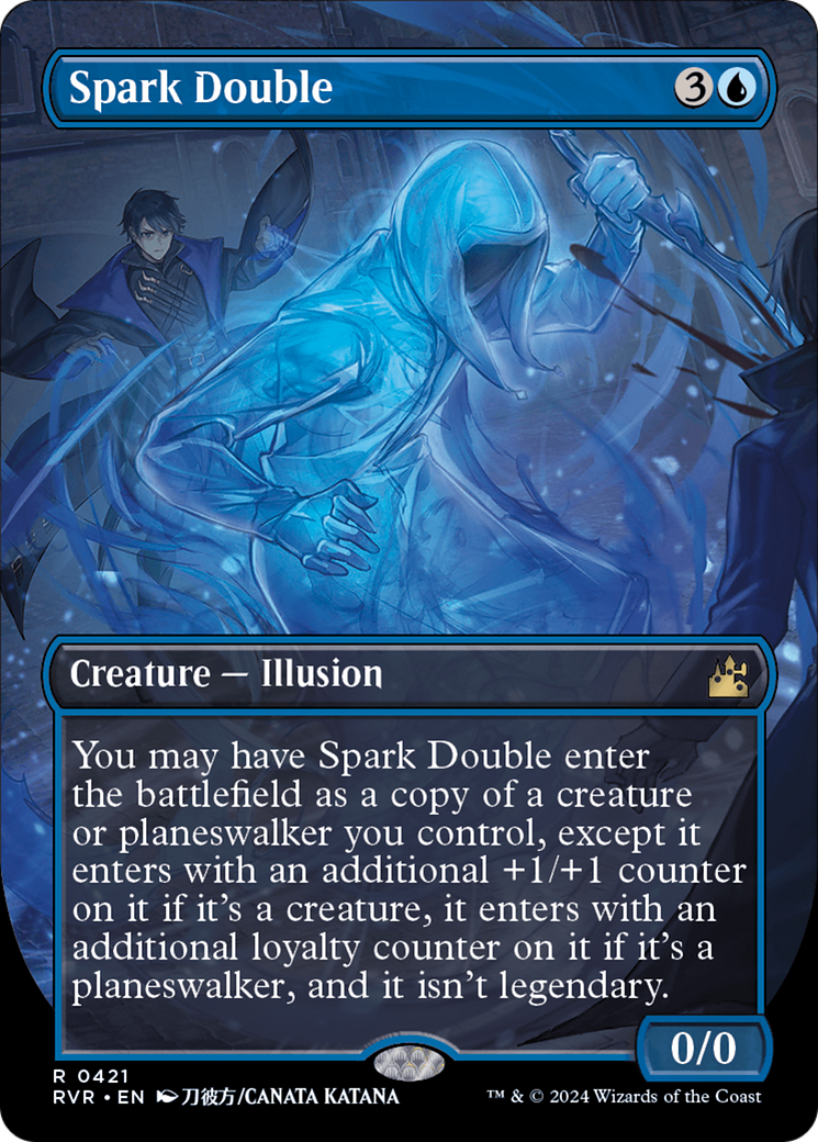 Spark Double (Anime Borderless) [Ravnica Remastered] | Gate City Games LLC