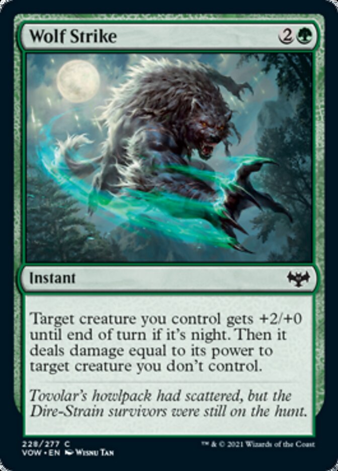 Wolf Strike [Innistrad: Crimson Vow] | Gate City Games LLC