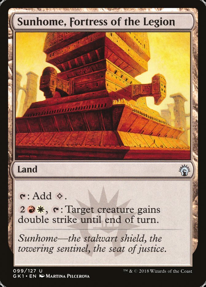 Sunhome, Fortress of the Legion [Guilds of Ravnica Guild Kit] | Gate City Games LLC