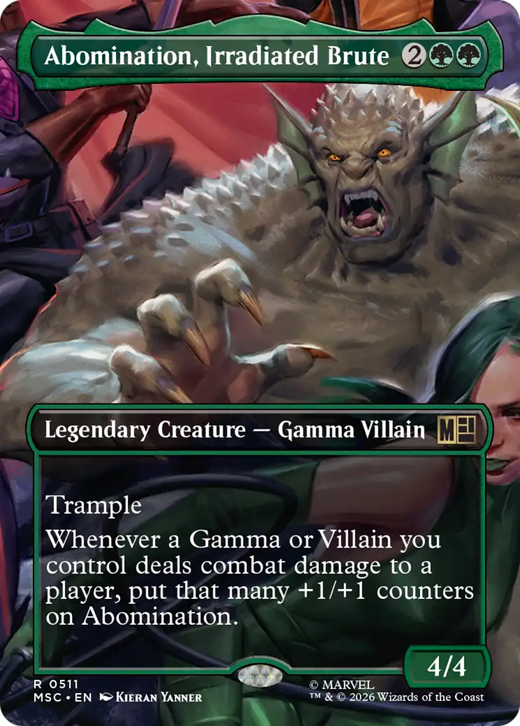 Abomination, Irradiated Brute (Borderless) [Marvel Super Heroes Commander] | Gate City Games LLC