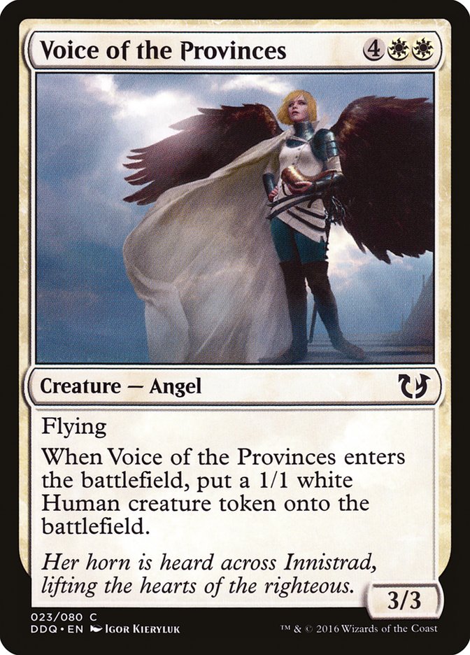 Voice of the Provinces [Duel Decks: Blessed vs. Cursed] | Gate City Games LLC