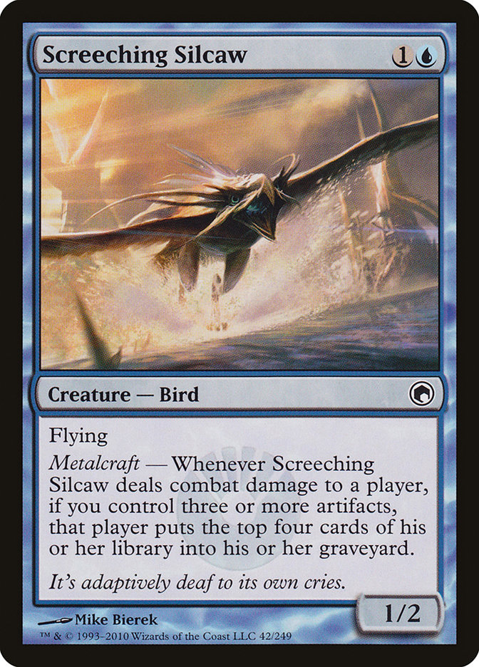 Screeching Silcaw [Scars of Mirrodin] | Gate City Games LLC