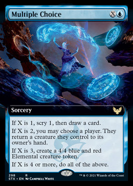Multiple Choice (Extended Art) [Strixhaven: School of Mages] | Gate City Games LLC