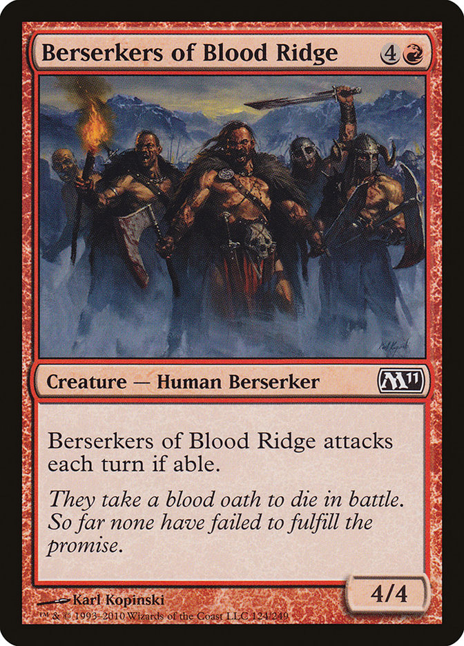 Berserkers of Blood Ridge [Magic 2011] | Gate City Games LLC