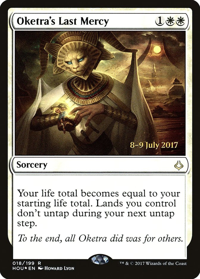 Oketra's Last Mercy [Hour of Devastation Prerelease Promos] | Gate City Games LLC