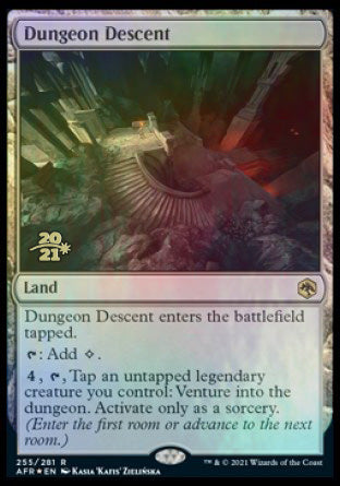 Dungeon Descent [Dungeons & Dragons: Adventures in the Forgotten Realms Prerelease Promos] | Gate City Games LLC