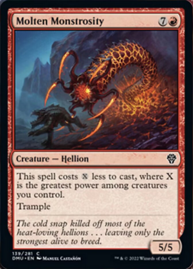 Molten Monstrosity [Dominaria United] | Gate City Games LLC