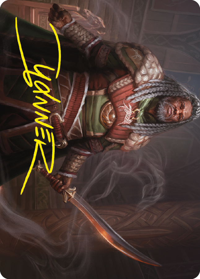 Theoden, King of Rohan Art Card (Gold-Stamped Signature) [The Lord of the Rings: Tales of Middle-earth Art Series] | Gate City Games LLC