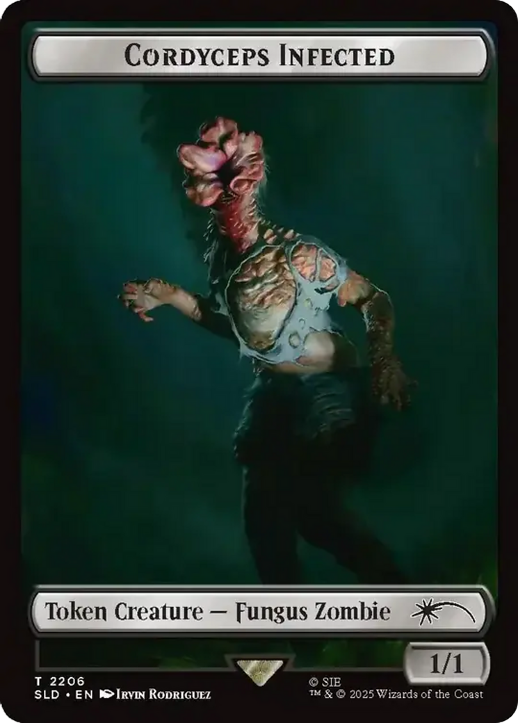 Cordyceps Infected Token (2206) [Secret Lair Drop Series] | Gate City Games LLC