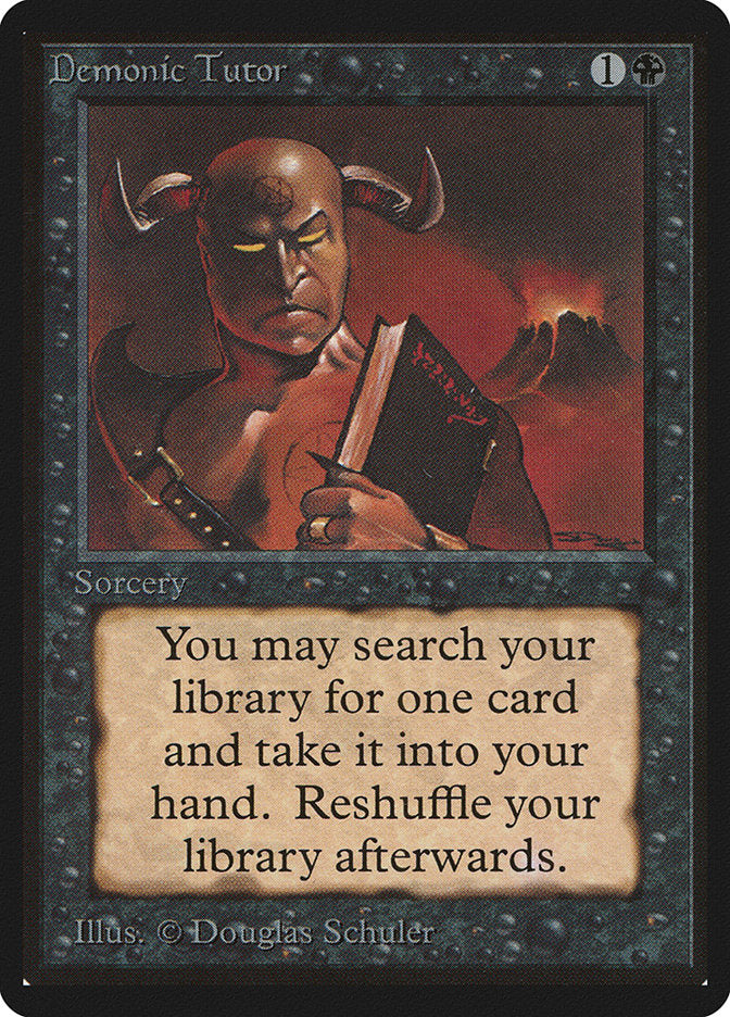 Demonic Tutor [Beta Edition] | Gate City Games LLC