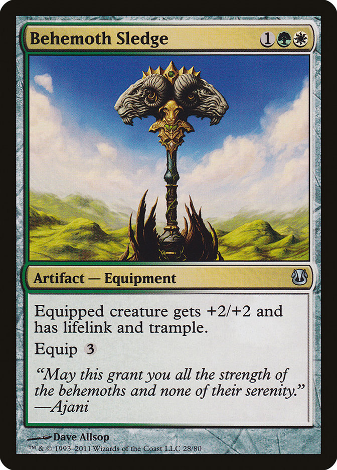 Behemoth Sledge [Duel Decks: Ajani vs. Nicol Bolas] | Gate City Games LLC