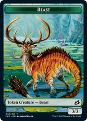 Beast // Human Soldier (004) Double-Sided Token [Ikoria: Lair of Behemoths Tokens] | Gate City Games LLC
