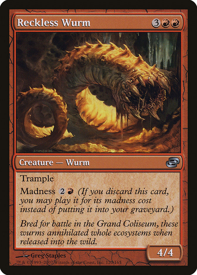Reckless Wurm [Planar Chaos] | Gate City Games LLC