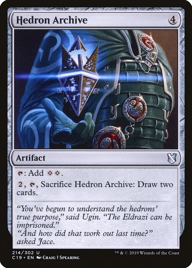 Hedron Archive [Commander 2019] | Gate City Games LLC