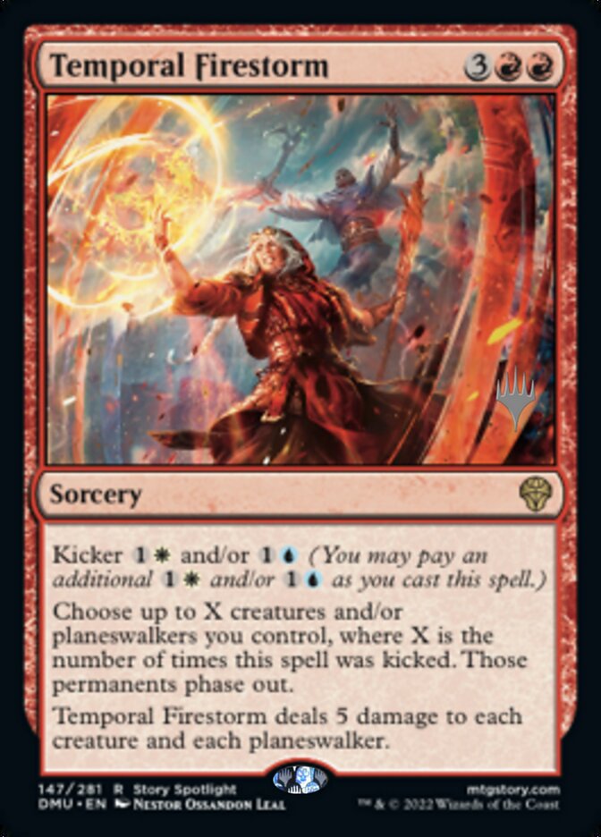 Temporal Firestorm (Promo Pack) [Dominaria United Promos] | Gate City Games LLC