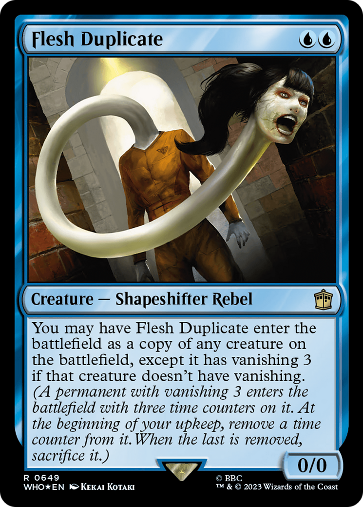 Flesh Duplicate (Surge Foil) [Doctor Who] | Gate City Games LLC