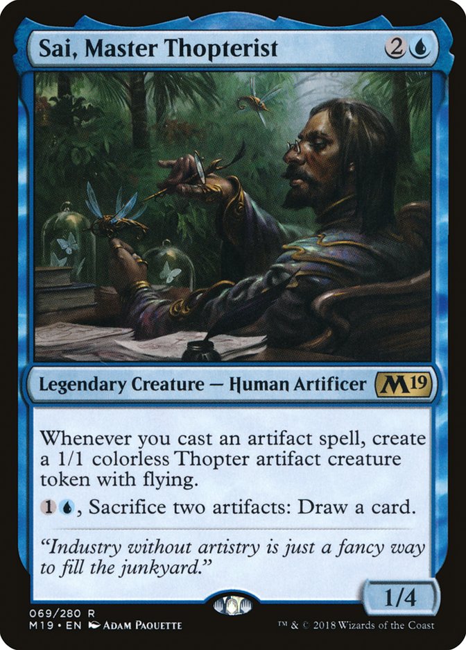 Sai, Master Thopterist [Core Set 2019] | Gate City Games LLC