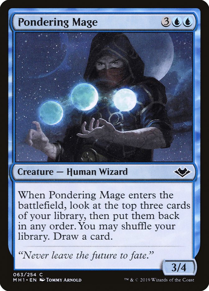 Pondering Mage [Modern Horizons] | Gate City Games LLC