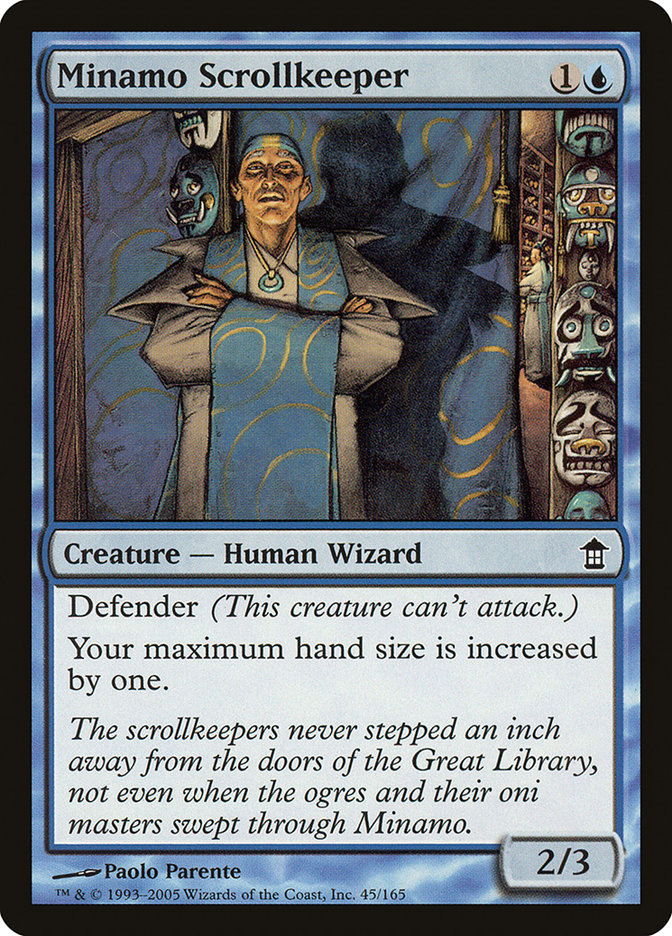 Minamo Scrollkeeper [Saviors of Kamigawa] | Gate City Games LLC