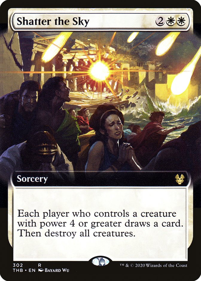 Shatter the Sky (Extended Art) [Theros Beyond Death] | Gate City Games LLC