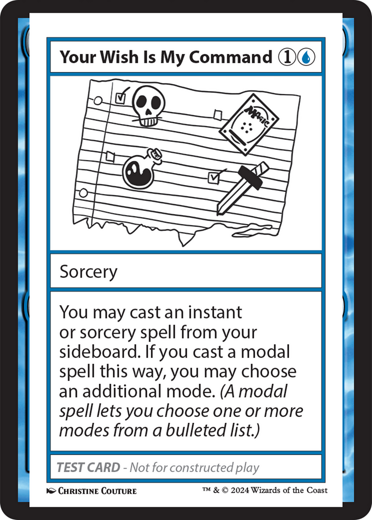 Your Wish Is My Command [Mystery Booster 2 Playtest Cards] | Gate City Games LLC