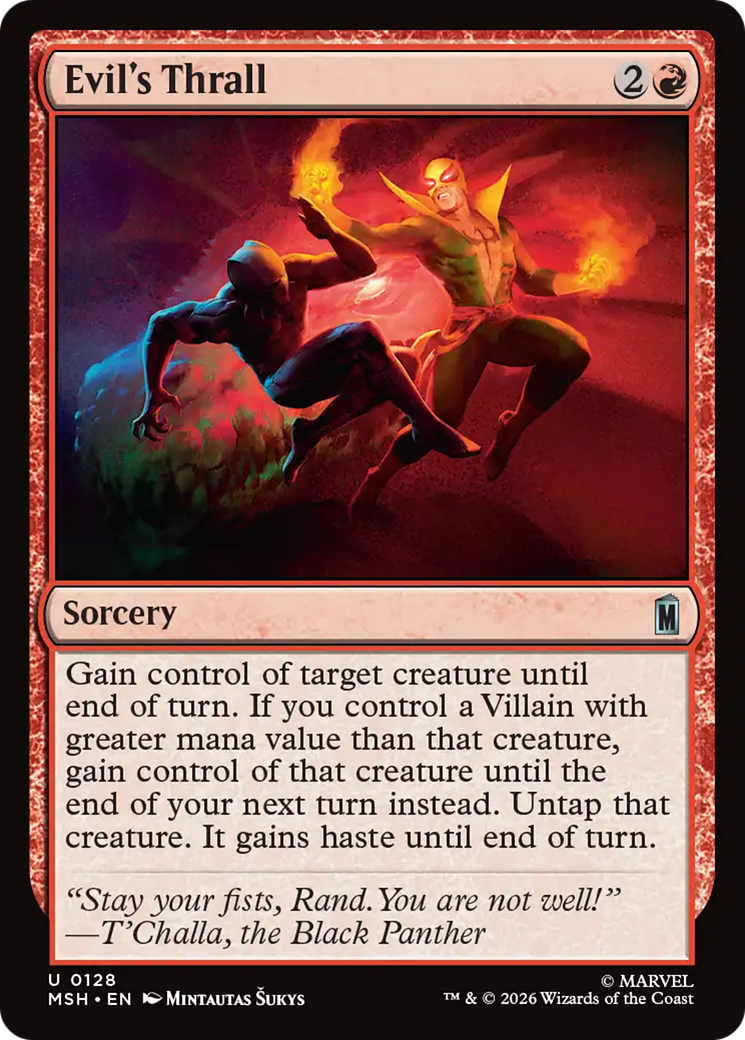Evil's Thrall [Marvel Super Heroes] | Gate City Games LLC