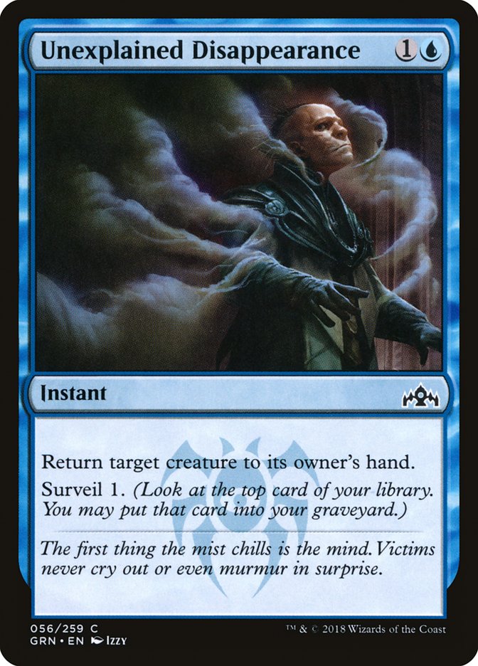 Unexplained Disappearance [Guilds of Ravnica] | Gate City Games LLC