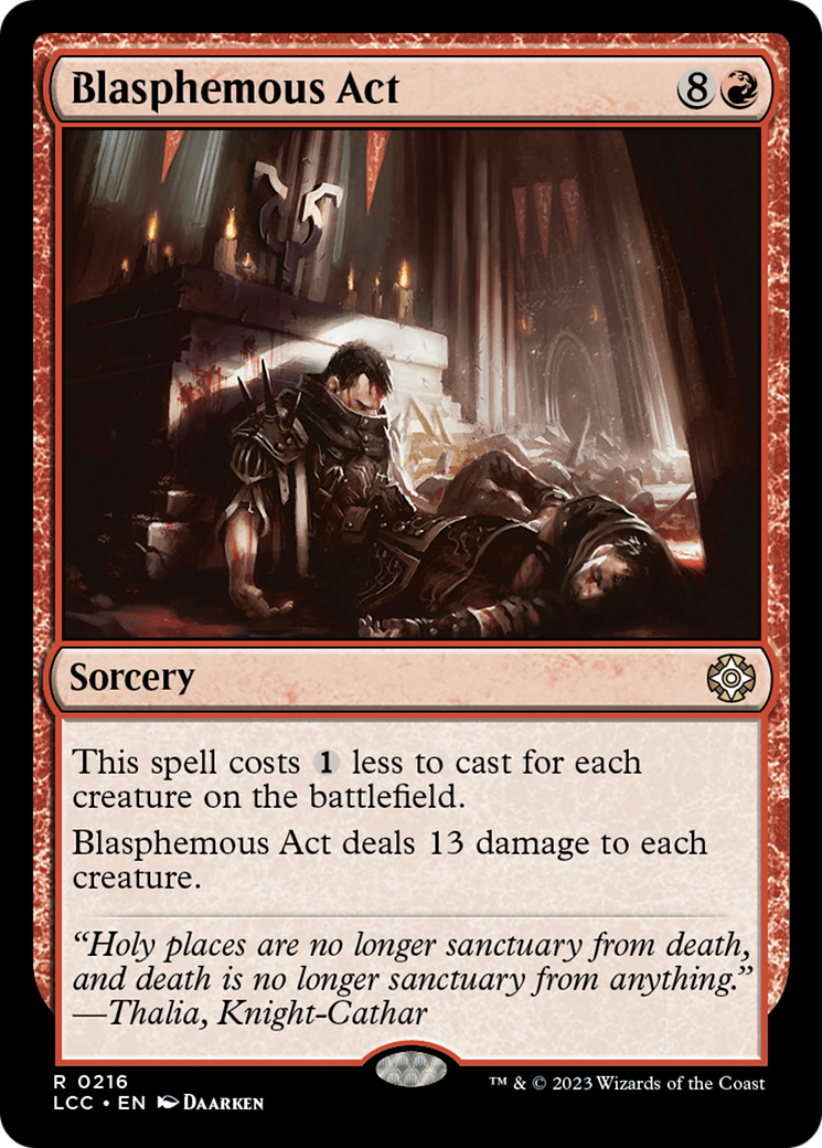 Blasphemous Act [The Lost Caverns of Ixalan Commander] | Gate City Games LLC