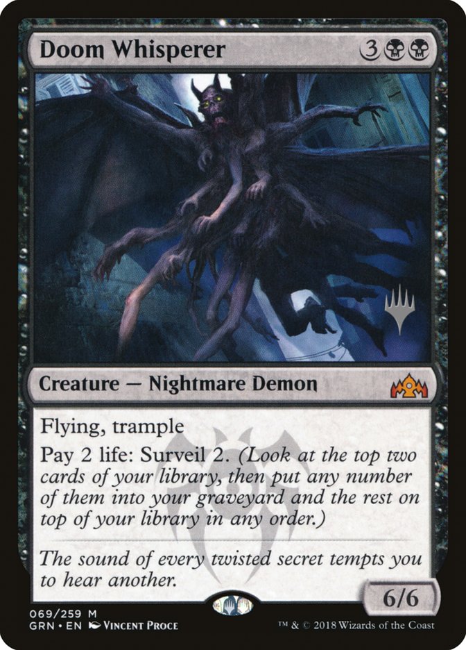 Doom Whisperer (Promo Pack) [Guilds of Ravnica Promos] | Gate City Games LLC