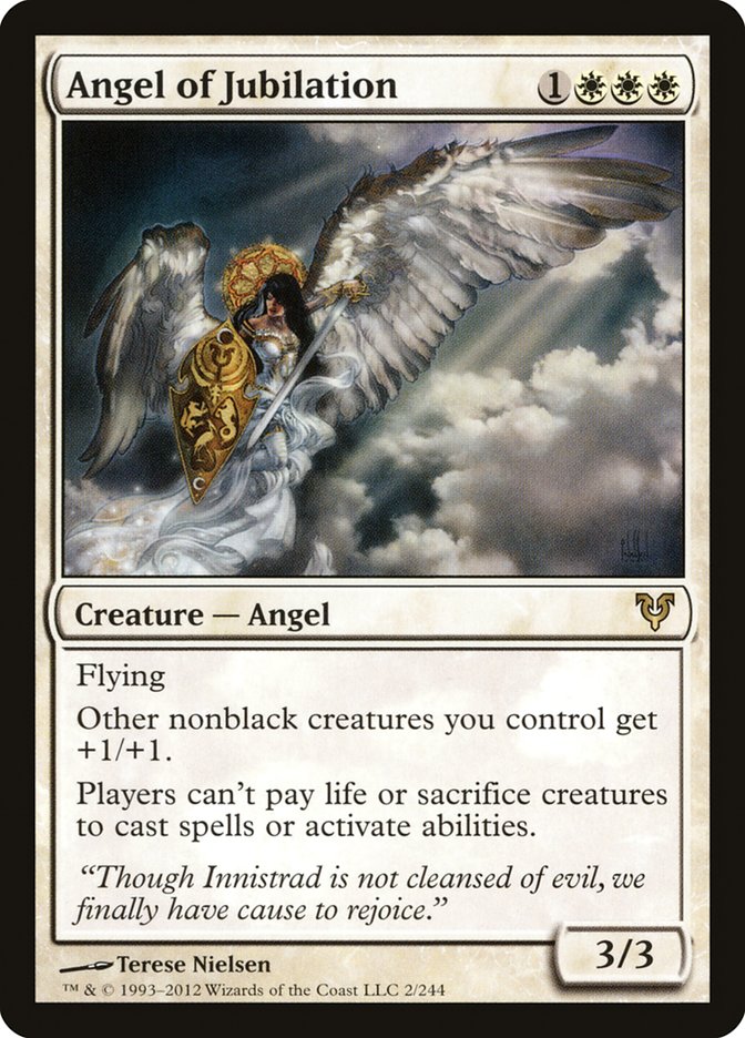 Angel of Jubilation [Avacyn Restored] | Gate City Games LLC