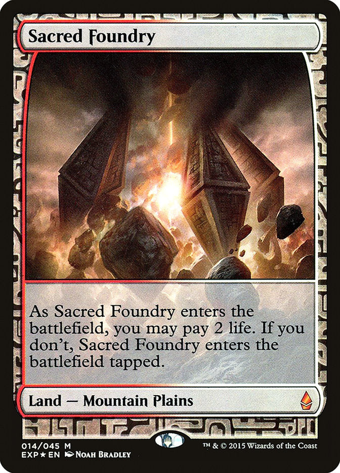 Sacred Foundry [Zendikar Expeditions] | Gate City Games LLC