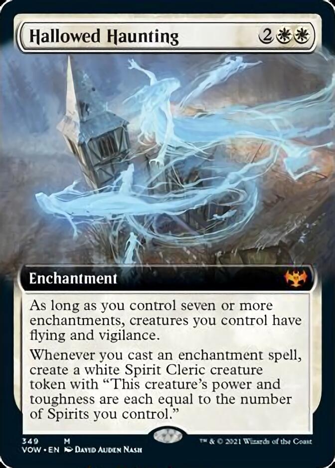 Hallowed Haunting (Extended Art) [Innistrad: Crimson Vow] | Gate City Games LLC