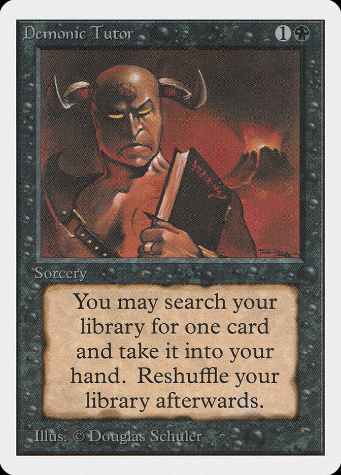 Demonic Tutor [Unlimited Edition] | Gate City Games LLC
