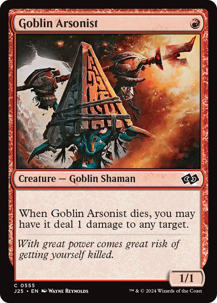 Goblin Arsonist [Foundations Jumpstart] | Gate City Games LLC