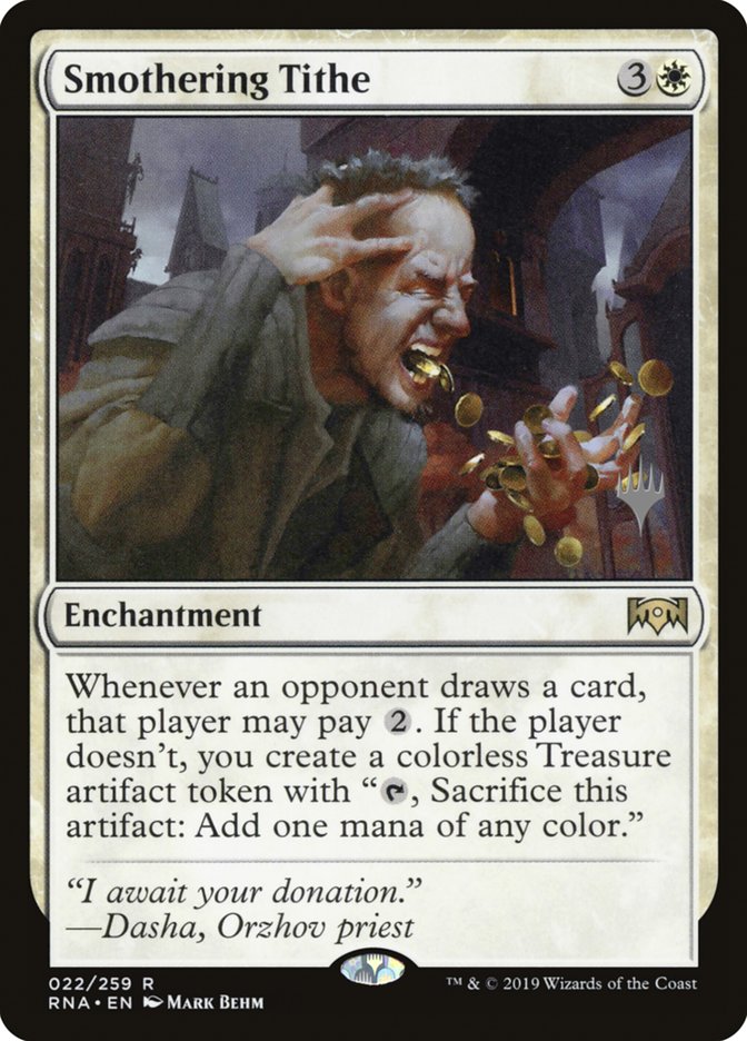 Smothering Tithe (Promo Pack) [Ravnica Allegiance Promos] | Gate City Games LLC