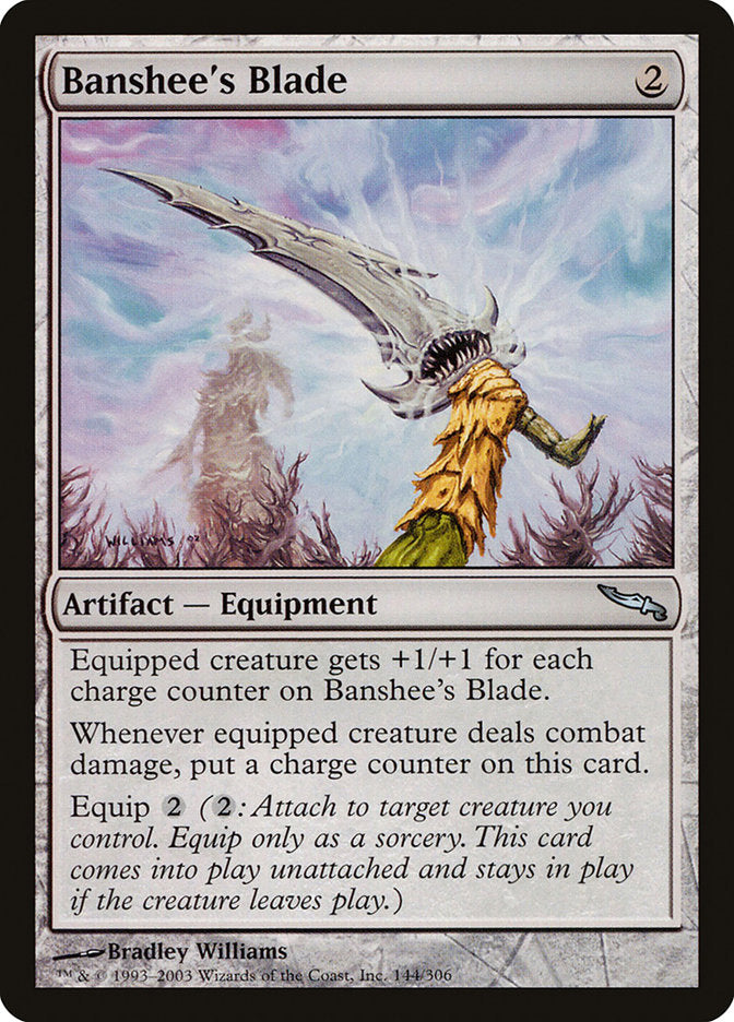 Banshee's Blade [Mirrodin] | Gate City Games LLC