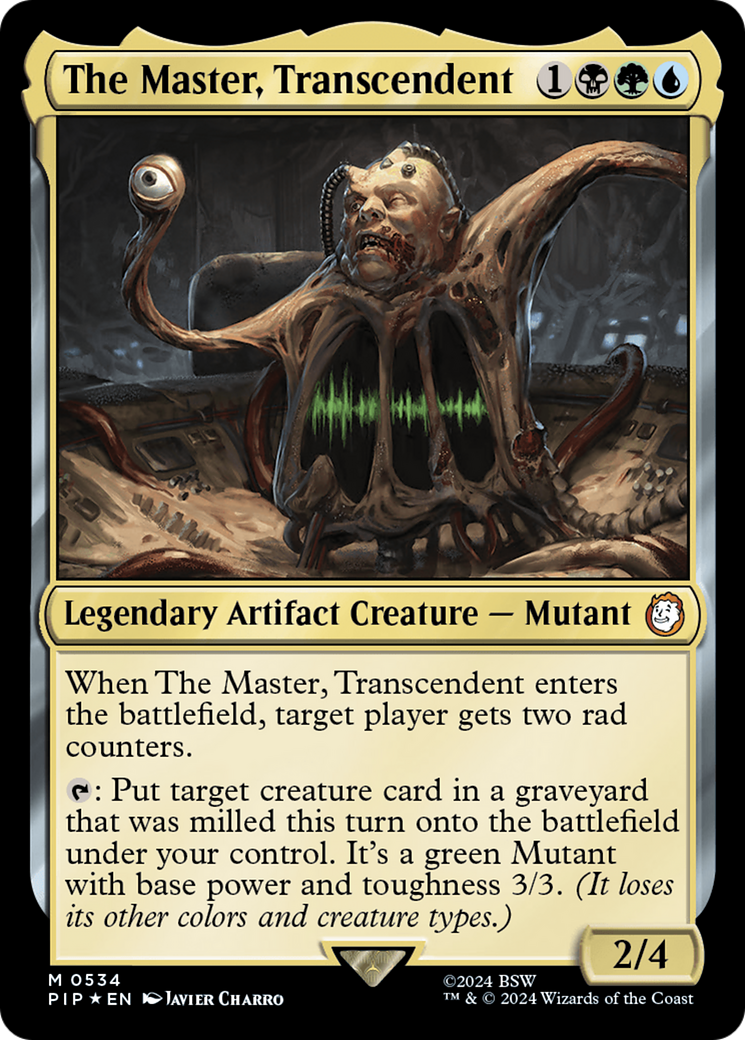 The Master, Transcendent (Surge Foil) [Fallout] | Gate City Games LLC