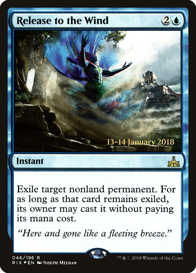 Release to the Wind [Rivals of Ixalan Prerelease Promos] | Gate City Games LLC