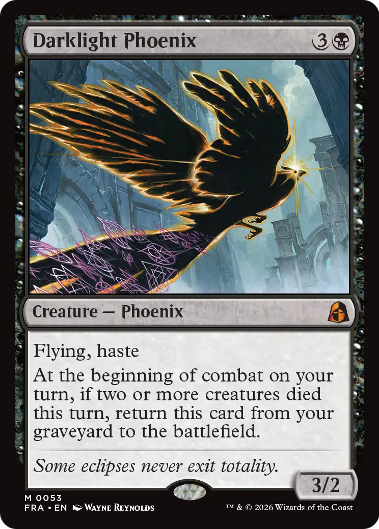 Darklight Phoenix [Reality Fracture] | Gate City Games LLC
