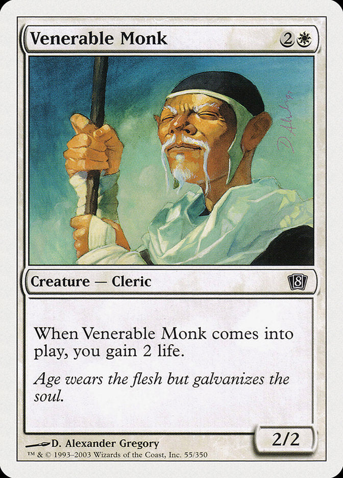 Venerable Monk [Eighth Edition] | Gate City Games LLC