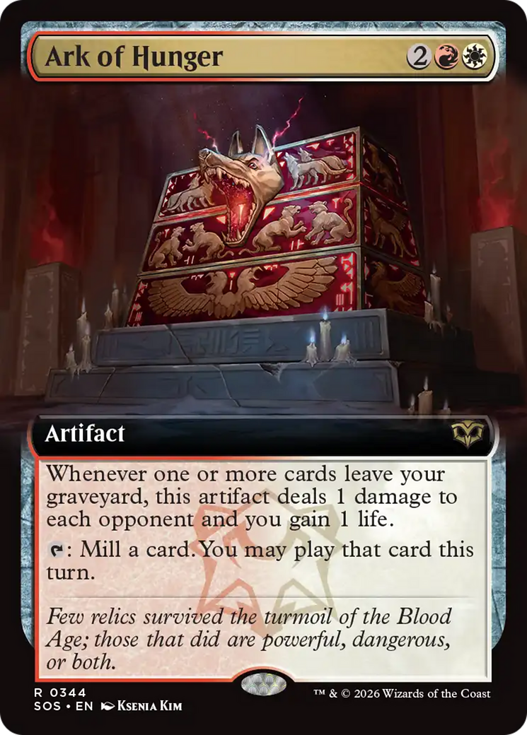 Ark of Hunger (Extended Art) [Secrets of Strixhaven] | Gate City Games LLC