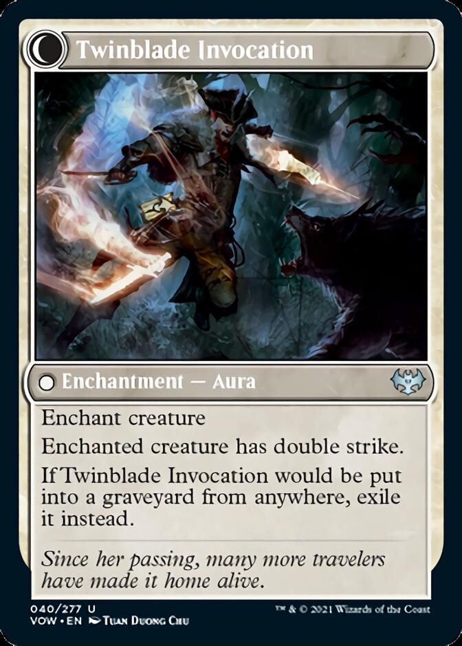 Twinblade Geist // Twinblade Invocation [Innistrad: Crimson Vow] | Gate City Games LLC