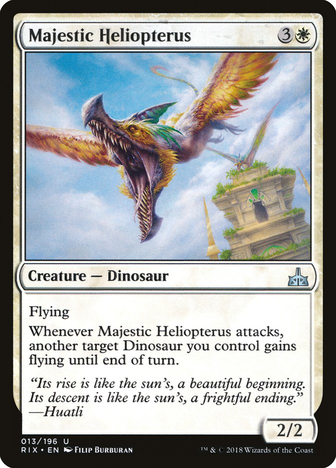 Majestic Heliopterus [Rivals of Ixalan] | Gate City Games LLC