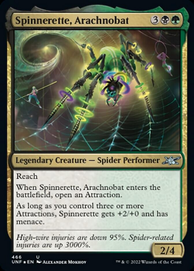 Spinnerette, Arachnobat (Galaxy Foil) [Unfinity] | Gate City Games LLC