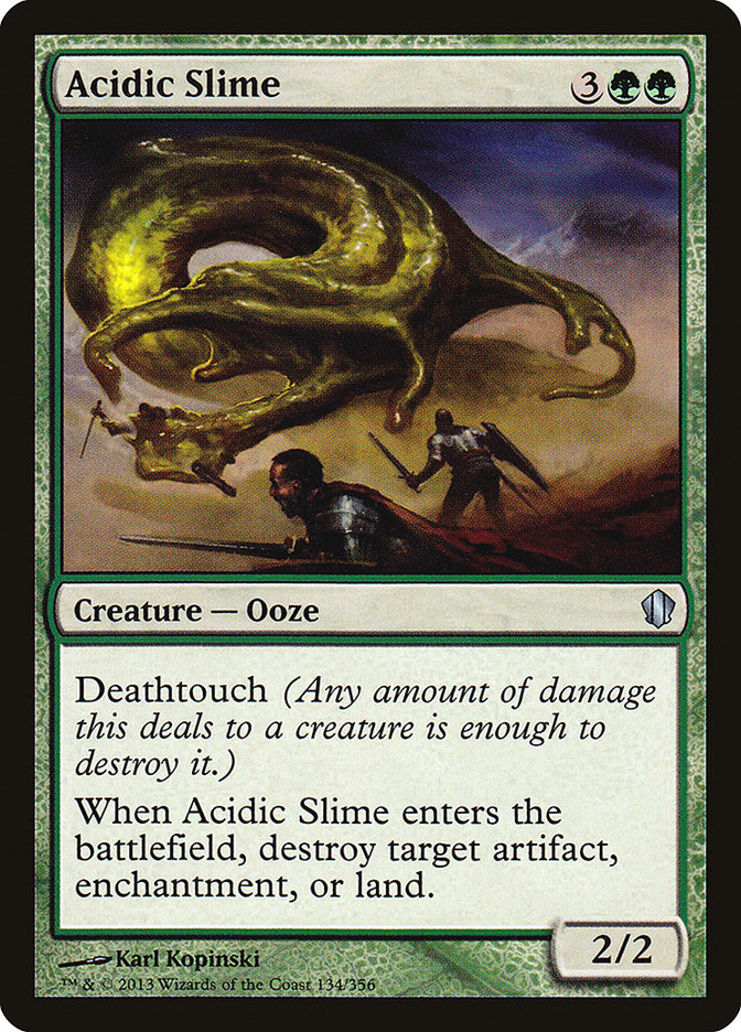 Acidic Slime [Commander 2013] | Gate City Games LLC
