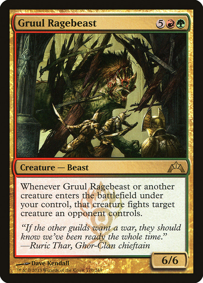 Gruul Ragebeast [Gatecrash] | Gate City Games LLC