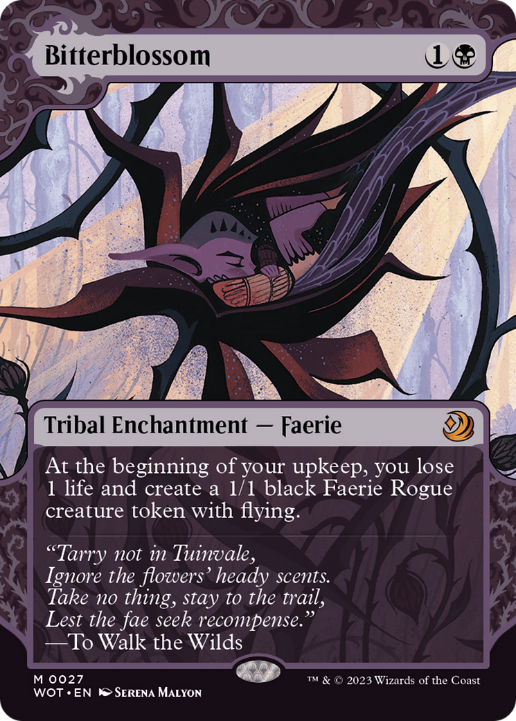 Bitterblossom [Wilds of Eldraine: Enchanting Tales] | Gate City Games LLC
