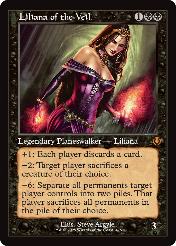 Liliana of the Veil (Retro Frame) [Innistrad Remastered] | Gate City Games LLC